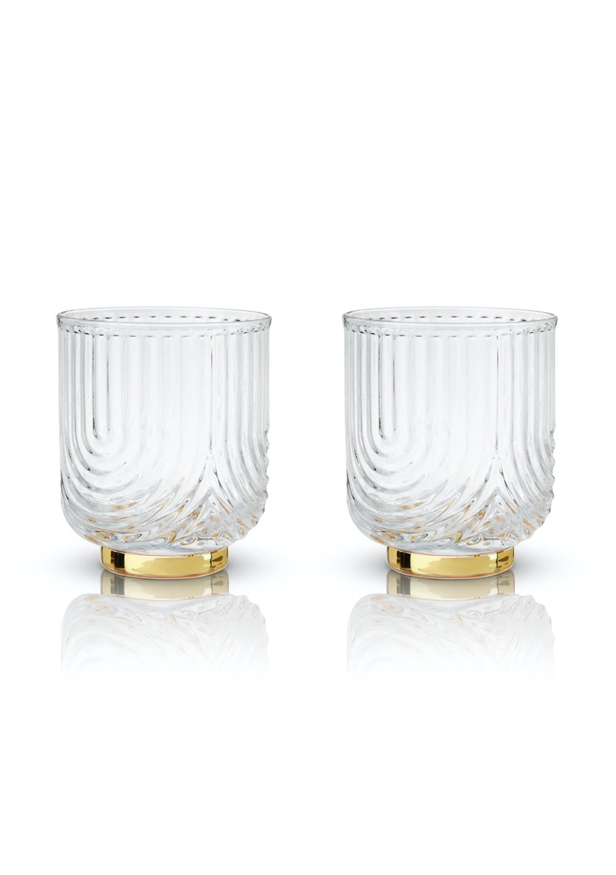 Belmont - Gatsby Glass Tumblers, Pair