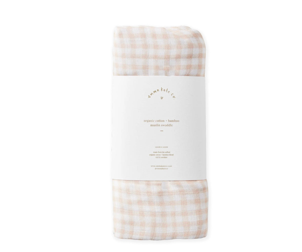 Emma Kate Co Organic Cotton & Bamboo Muslin Swaddle