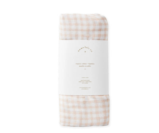 Emma Kate Co Organic Cotton & Bamboo Muslin Swaddle