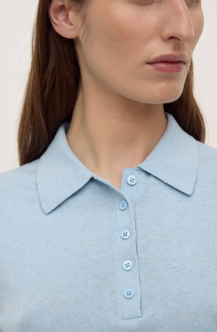 Assembly Label Sloane Cotton Cashmere Polo