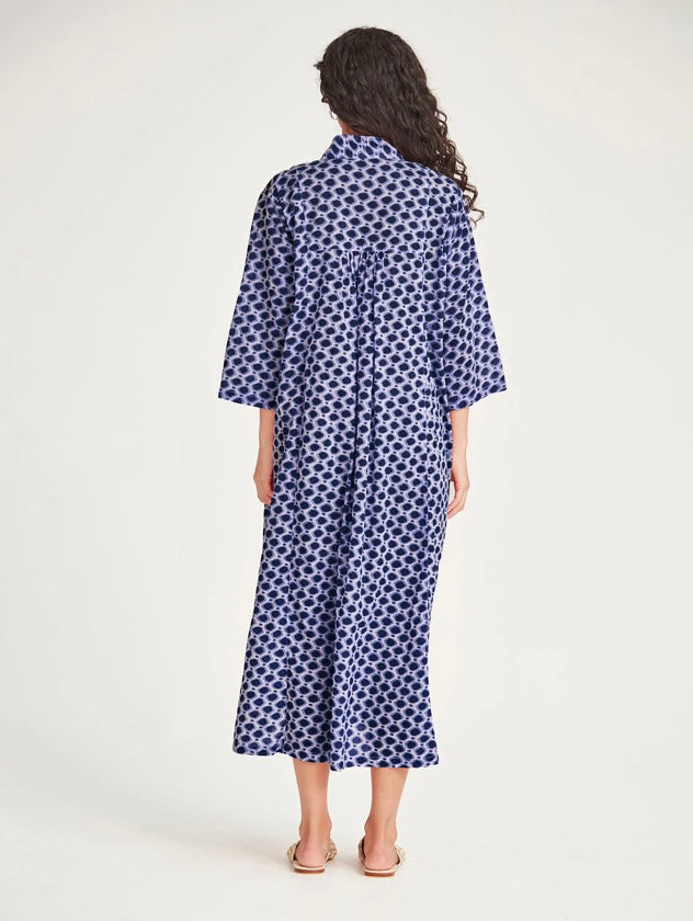 Sills Anjali Spot Dress - Blue Spot