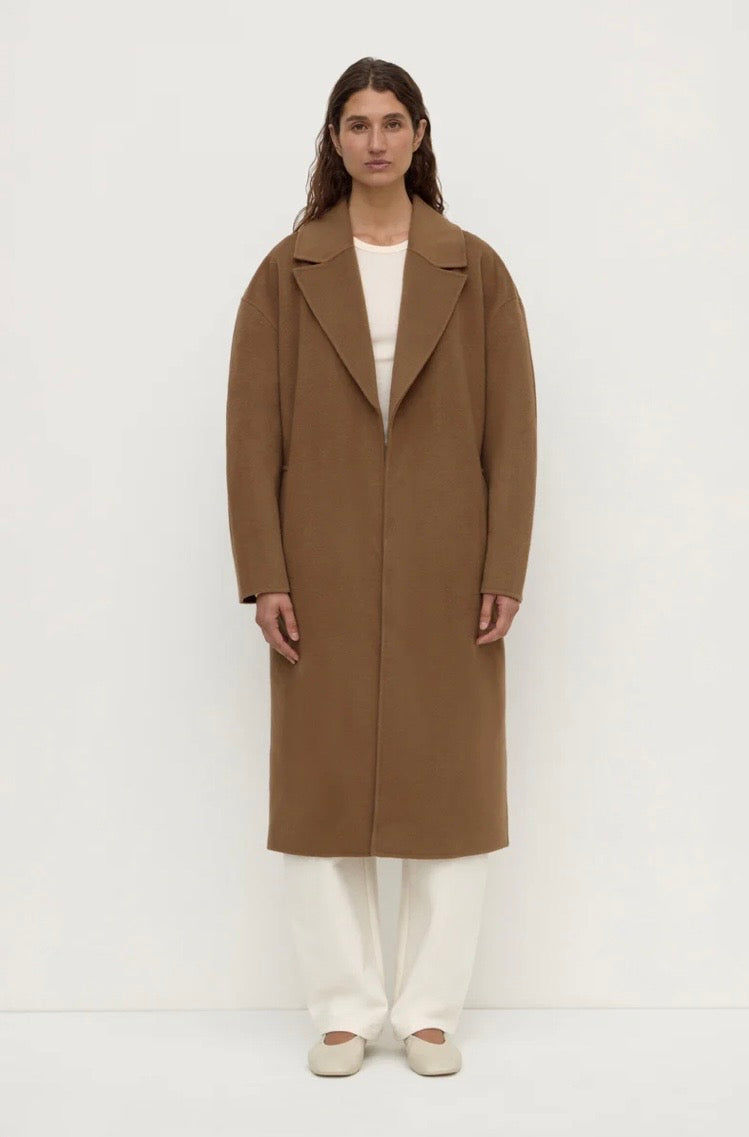 Assembly Label Ivy Wool Coat - Oak
