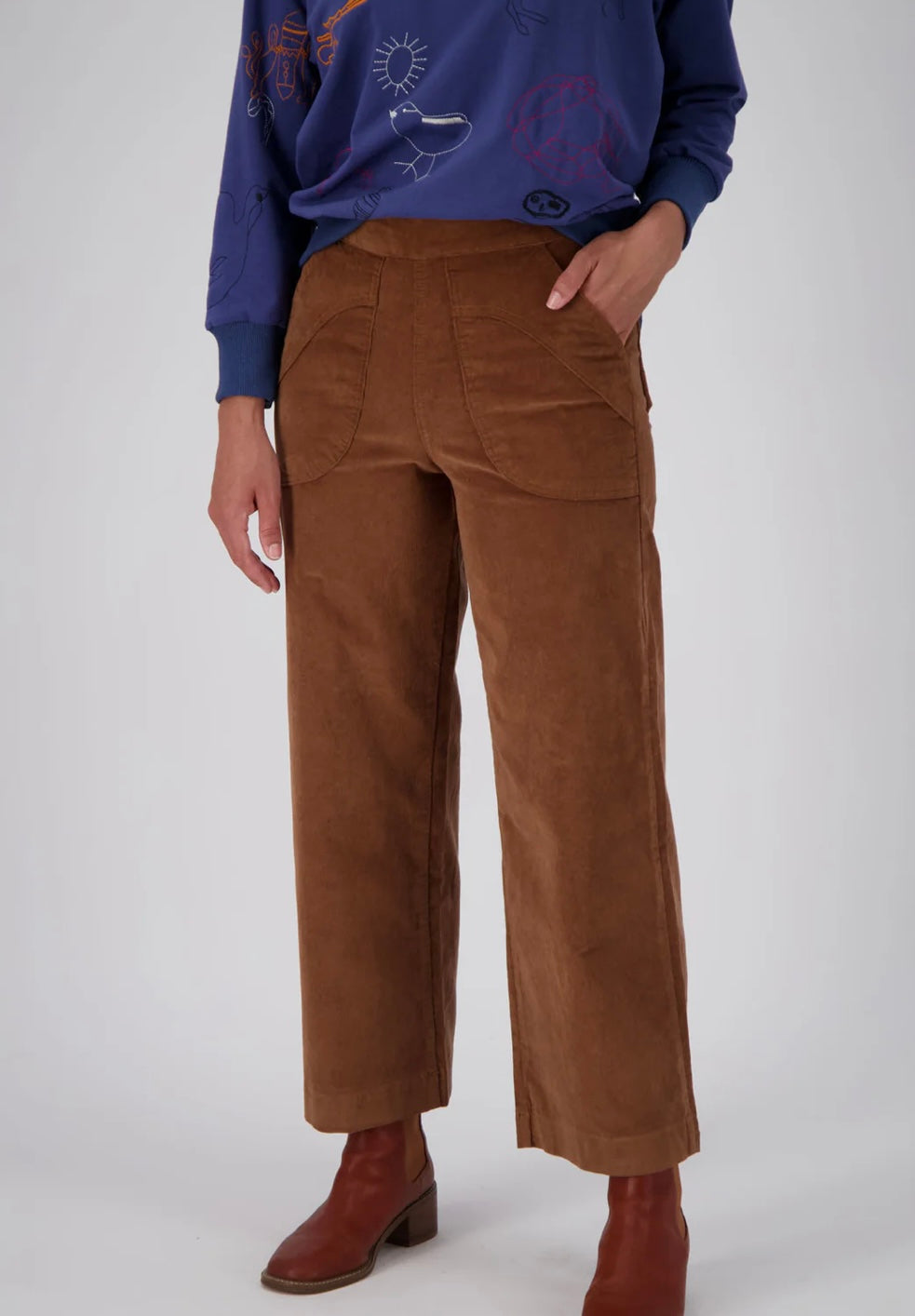 Olga De Polga Peggy Fine Cord Pants