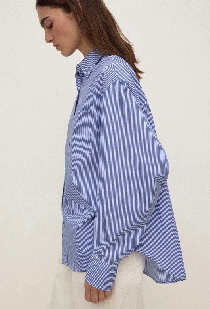 Assembly Label Ava Stripe Poplin Shirt