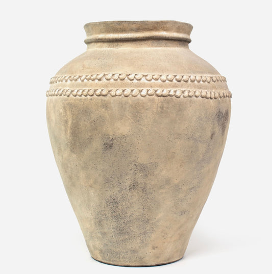 Lombok Urn Beaded Antique