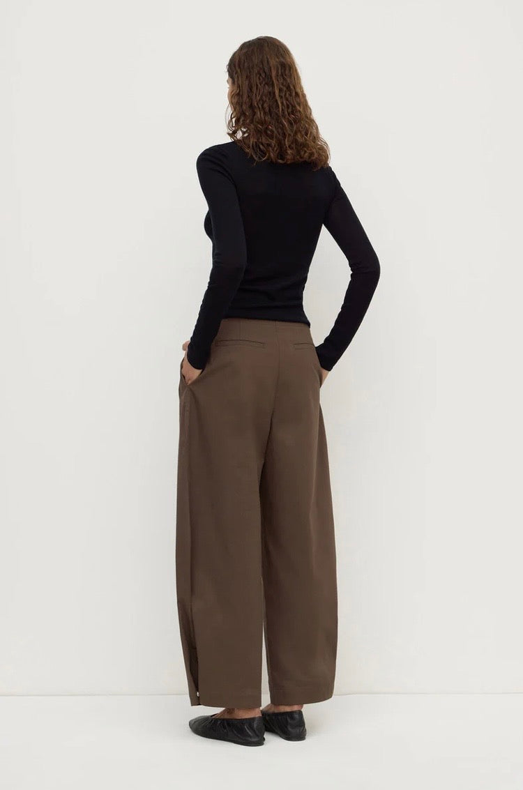 Assembly Label Jasmine Adjustable Cotton Leg Barrel Pant