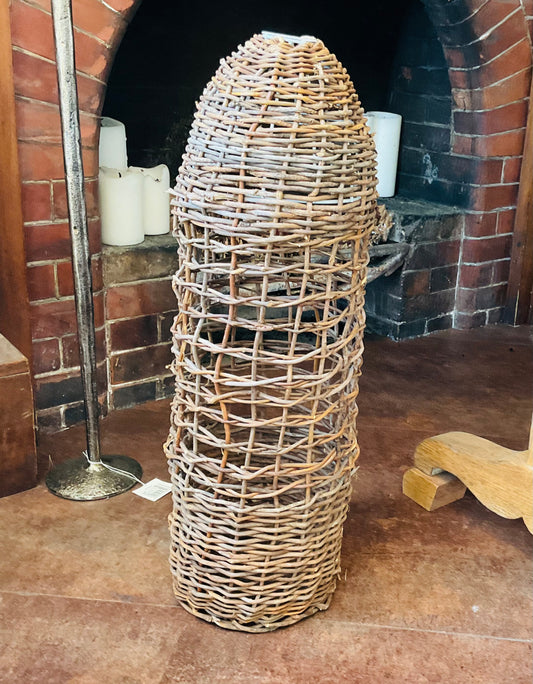 Wicker light shade