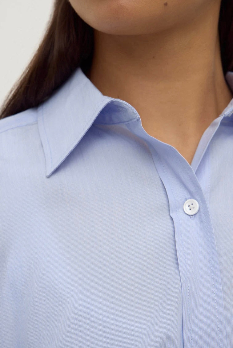 Assembly Label Havana Stripe Shirt - Blue/White