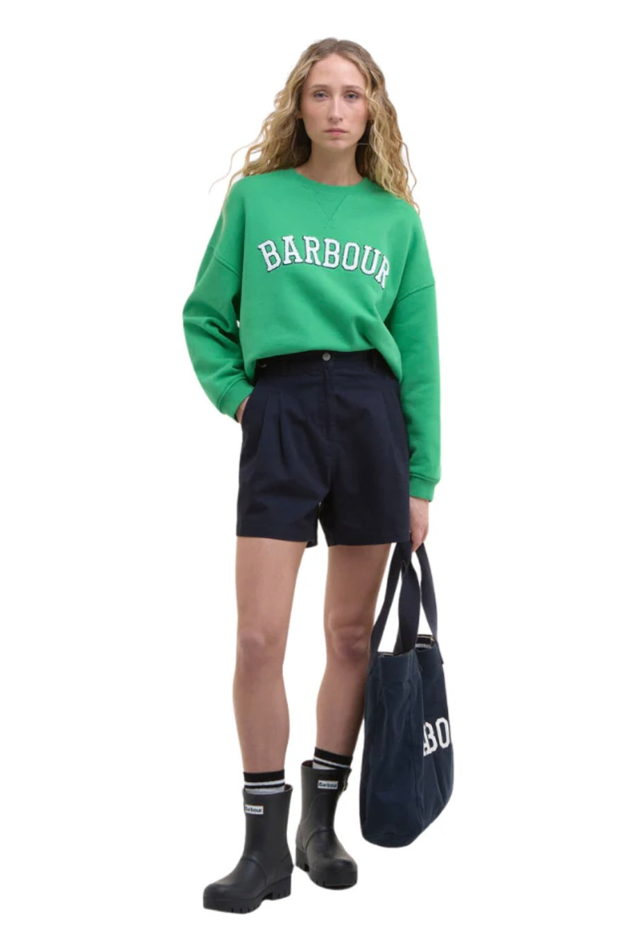 Barbour Silverdale Sweatshirt - Kelly Green