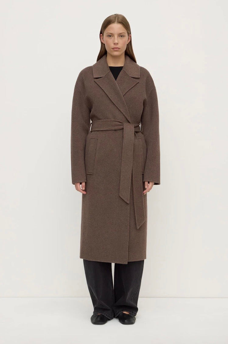 Assembly Label Ivy Wool Coat - Cocoa Marle