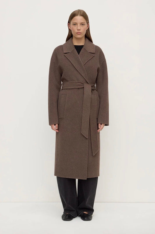 Assembly Label Ivy Wool Coat - Cocoa Marle