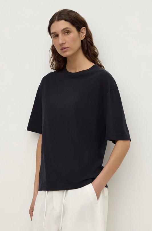 Assembly Label Kira Cotton Hemp Tshirt - True navy