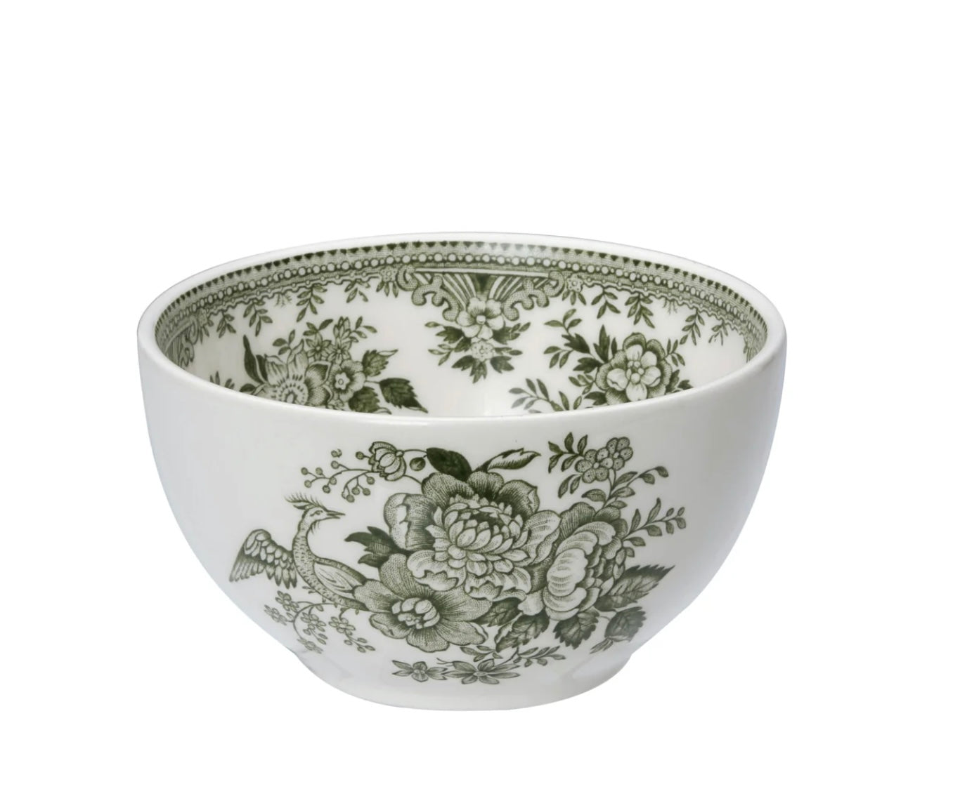 Burleigh Dark Green Asiatic Pheasants Bowl 16cm