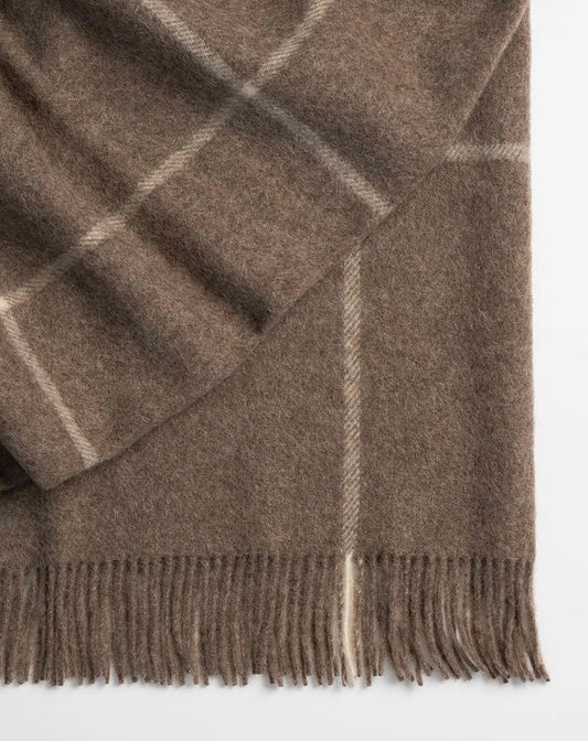 Weave 100% Wool Blanket- Ranfurly Oak