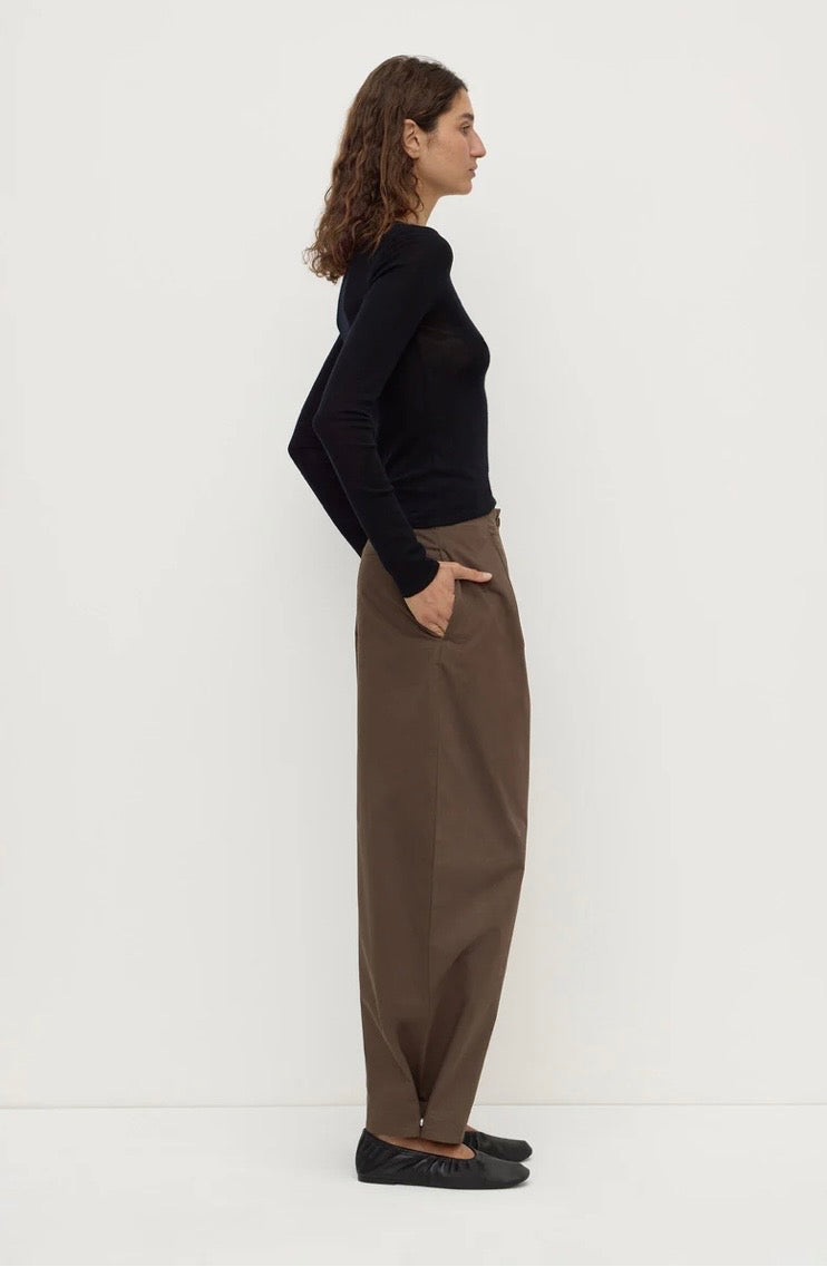 Assembly Label Jasmine Adjustable Cotton Leg Barrel Pant