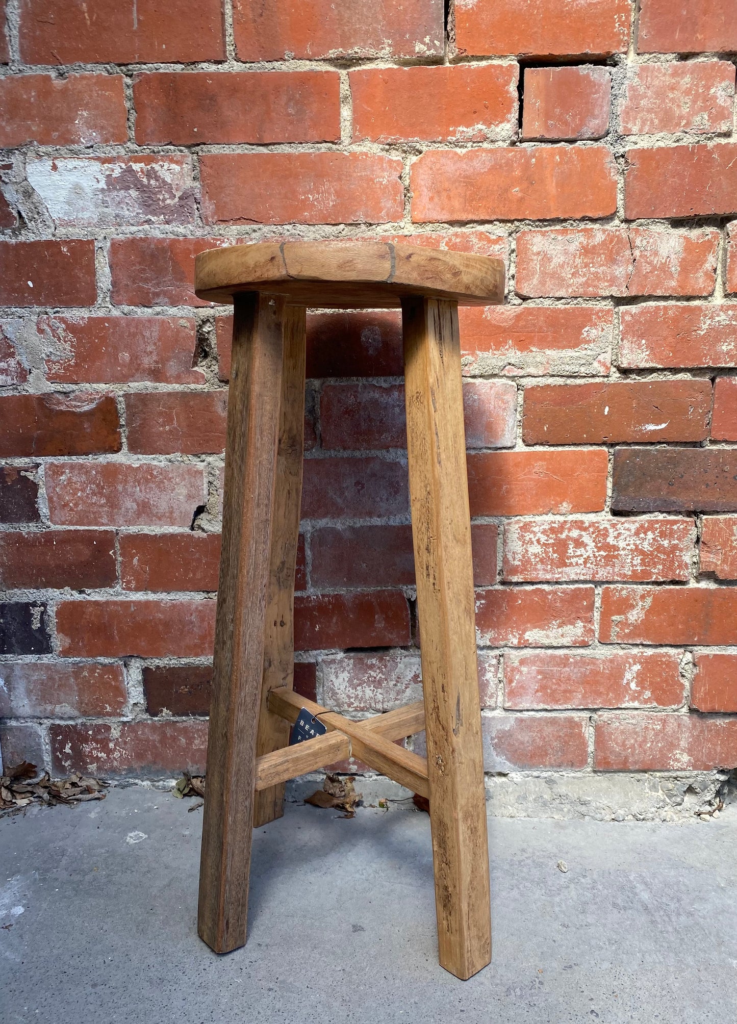 Bear & Fox Wooden Stool