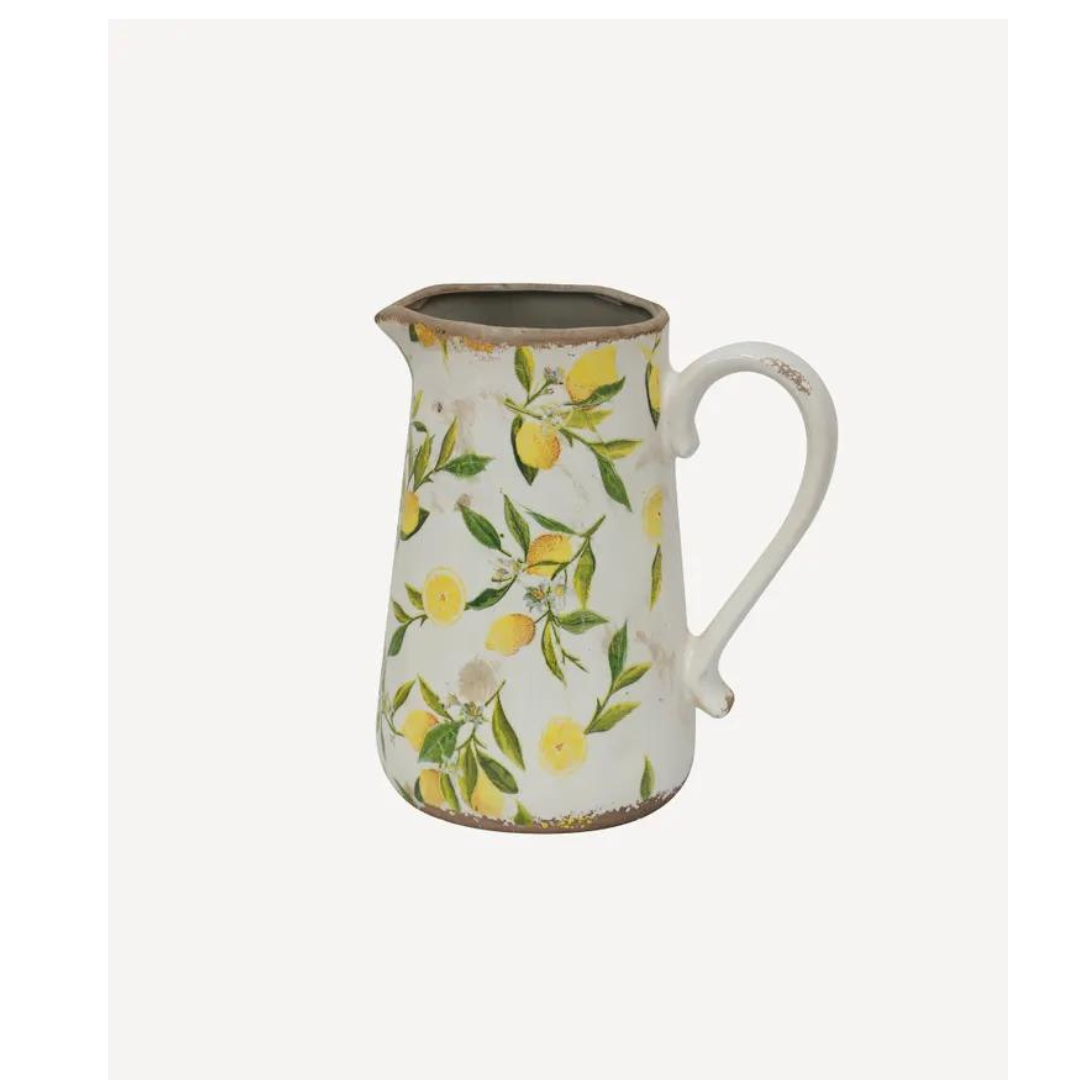 French Country Collections - Botanical Lemon Jug Tall