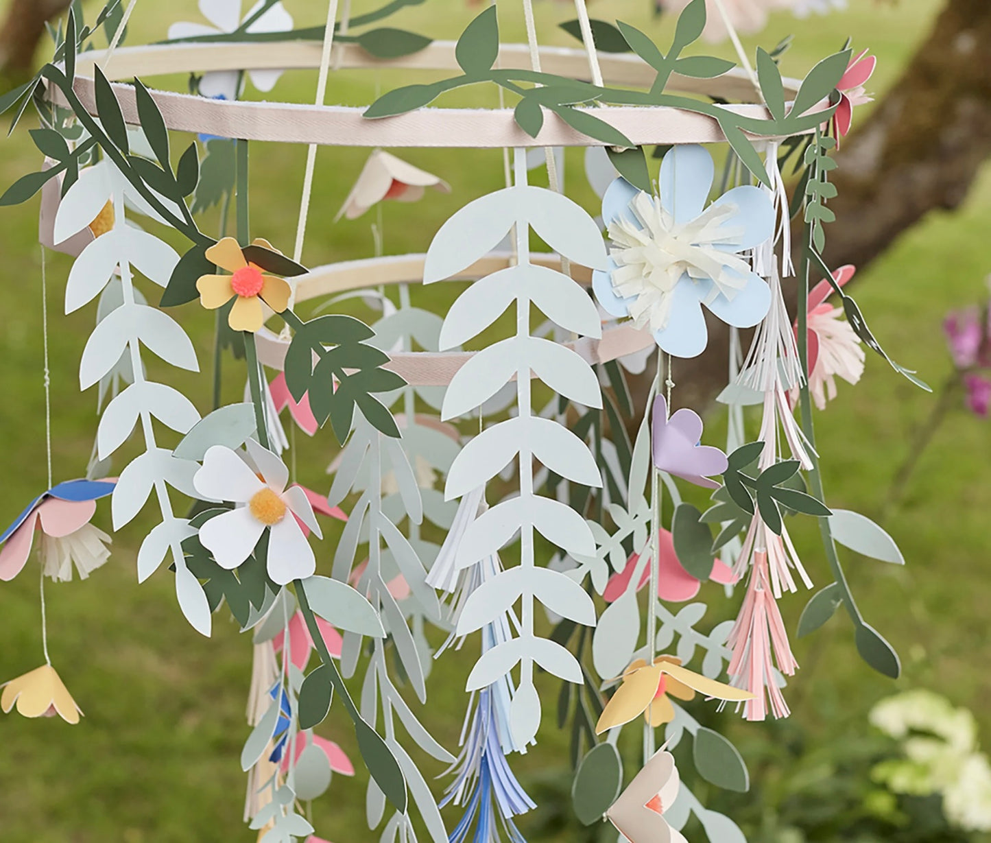 Paper Garden Chandelier