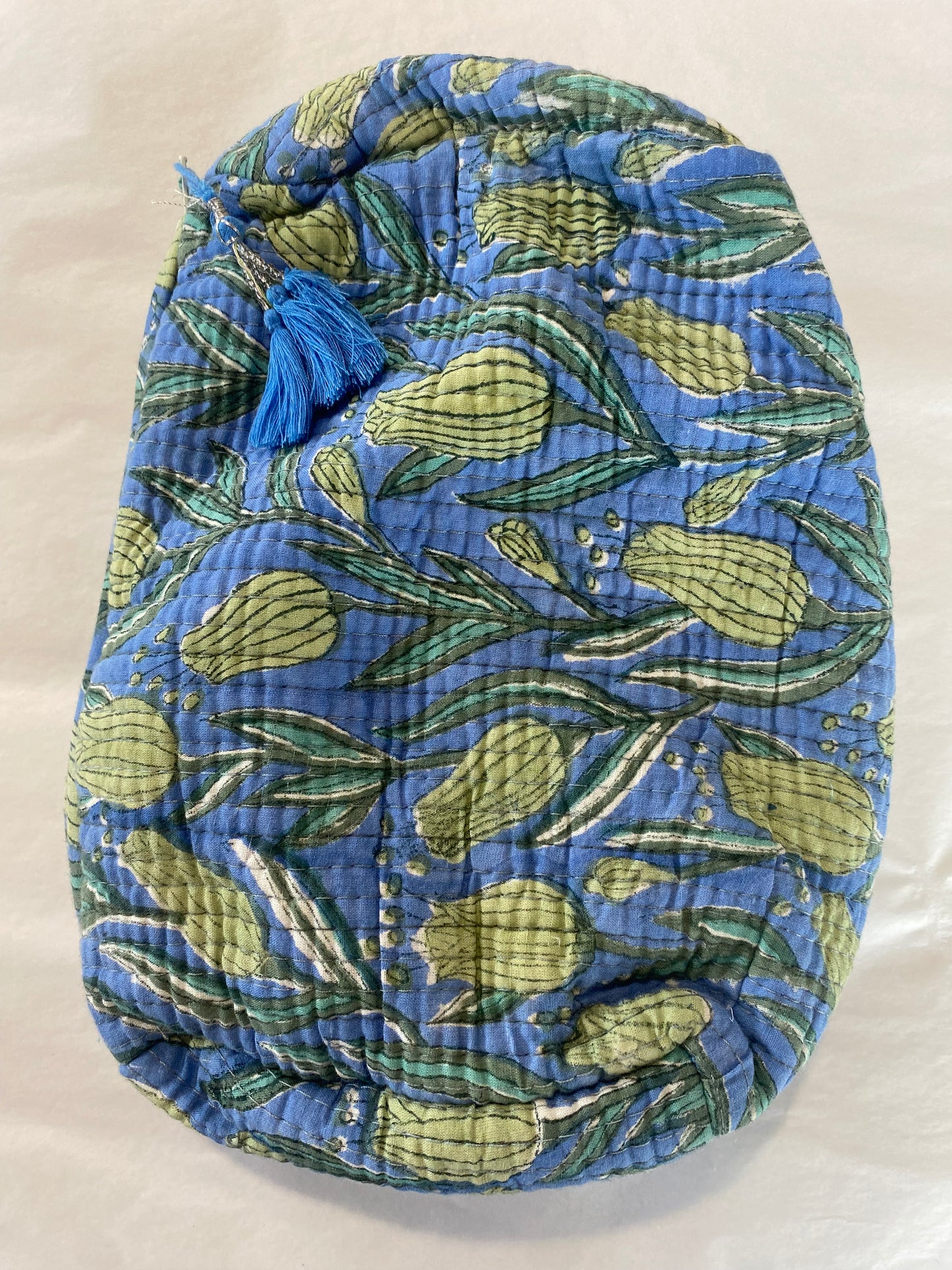 Handblock Print Bathroom Bag Set of 3