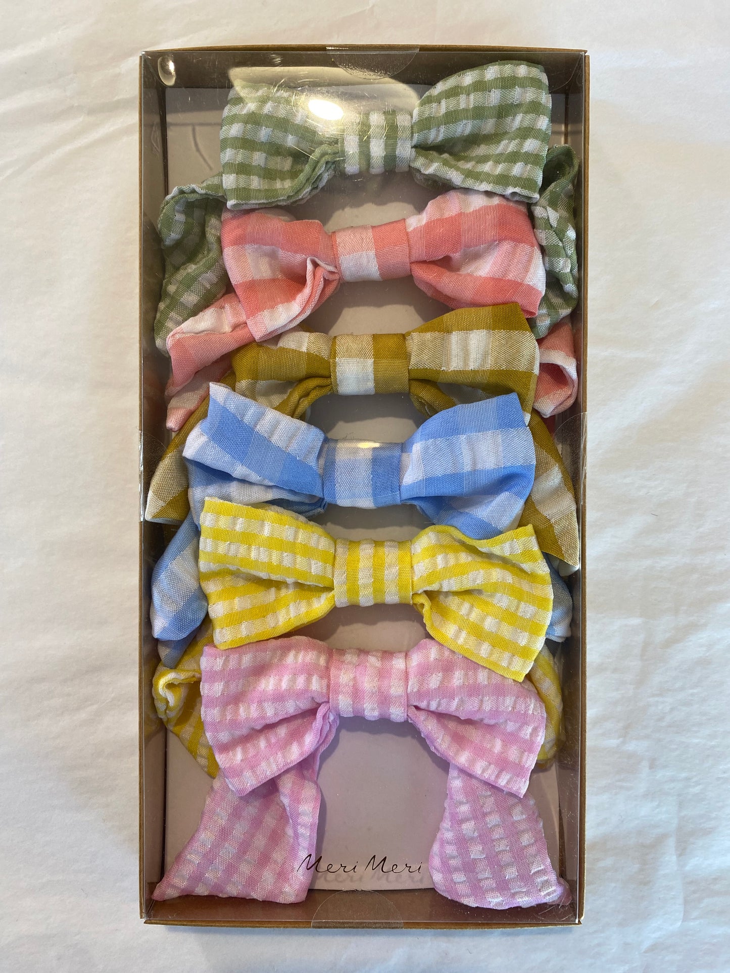 Meri Meri Bow Hair Clips - Set of 6