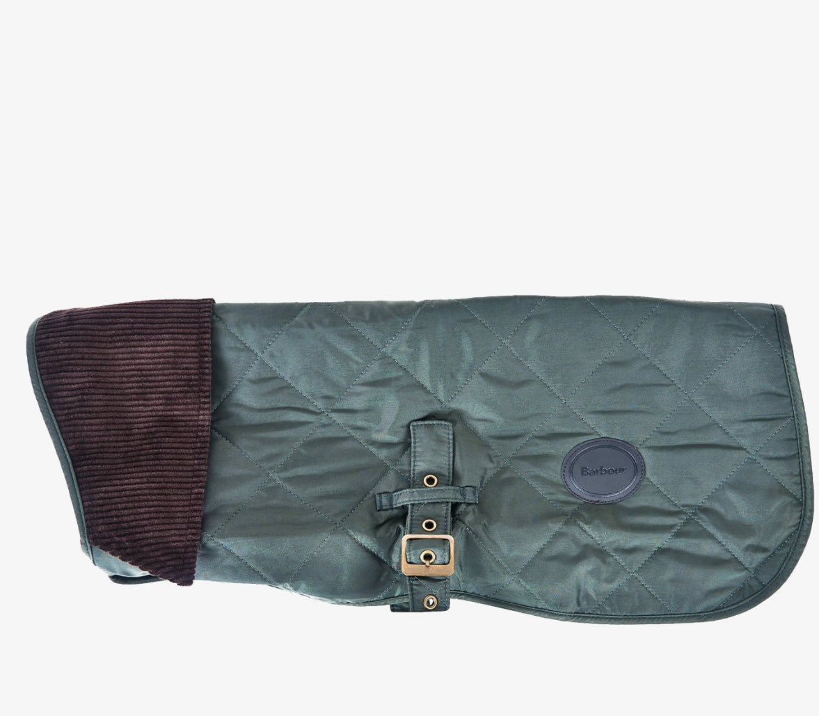 Barbour Quilted Dog Coat - Olive