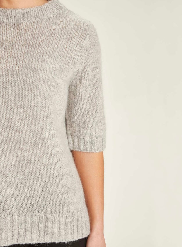 Sills Jasper Knit Tee Silver Birch