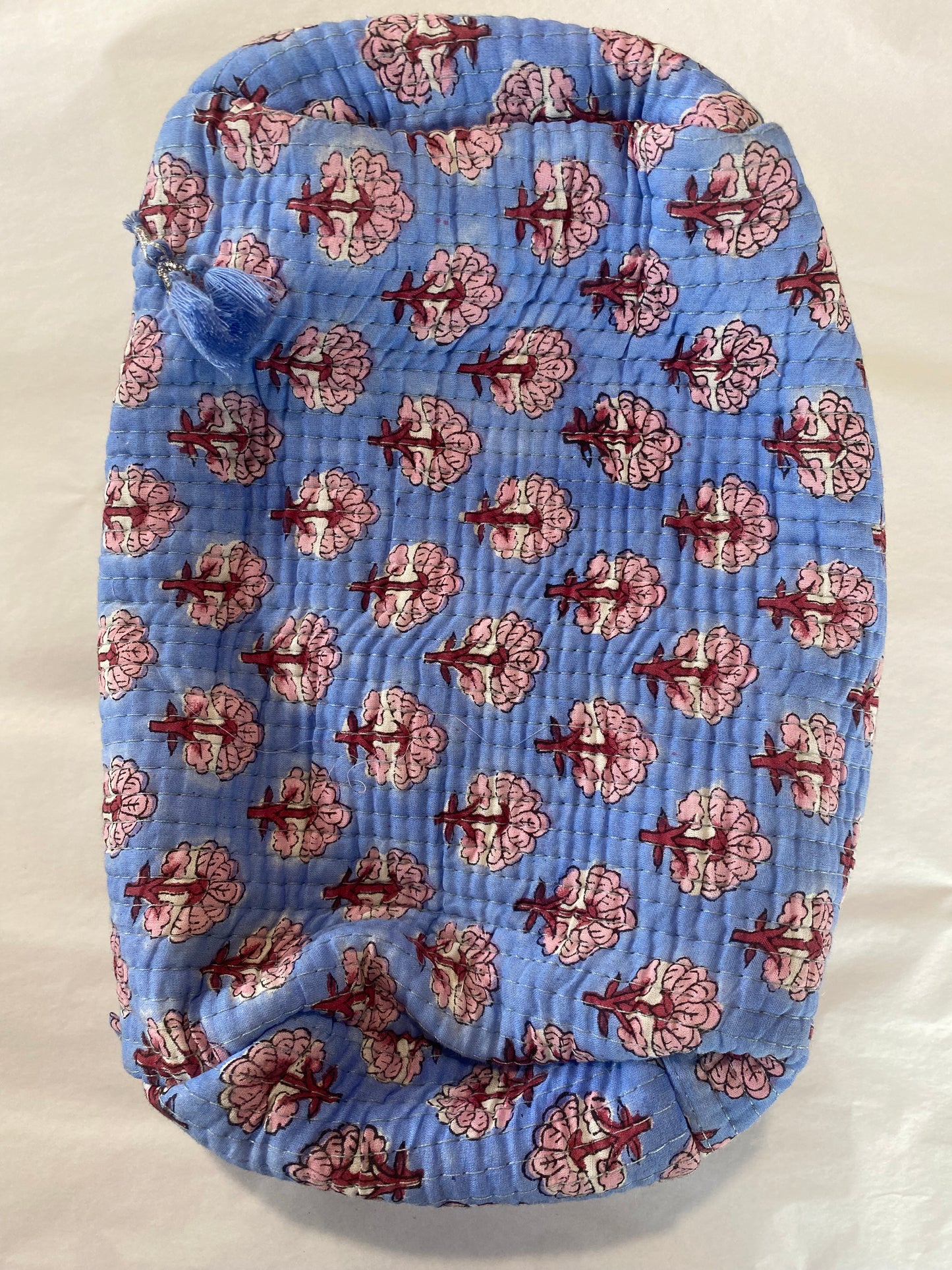 Handblock Print Bathroom Bag Set of 3