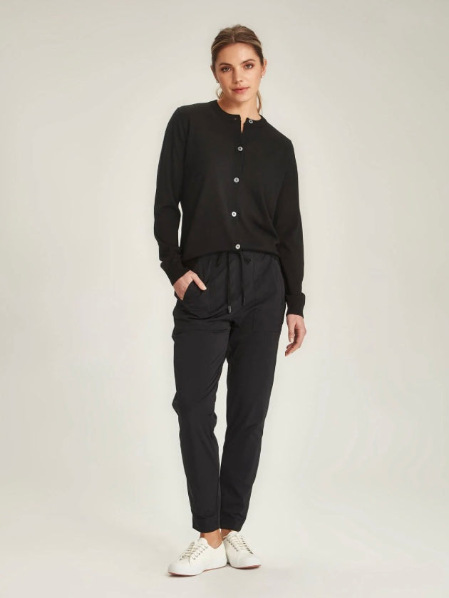 Sills Laura Pant Midnight with cream tie