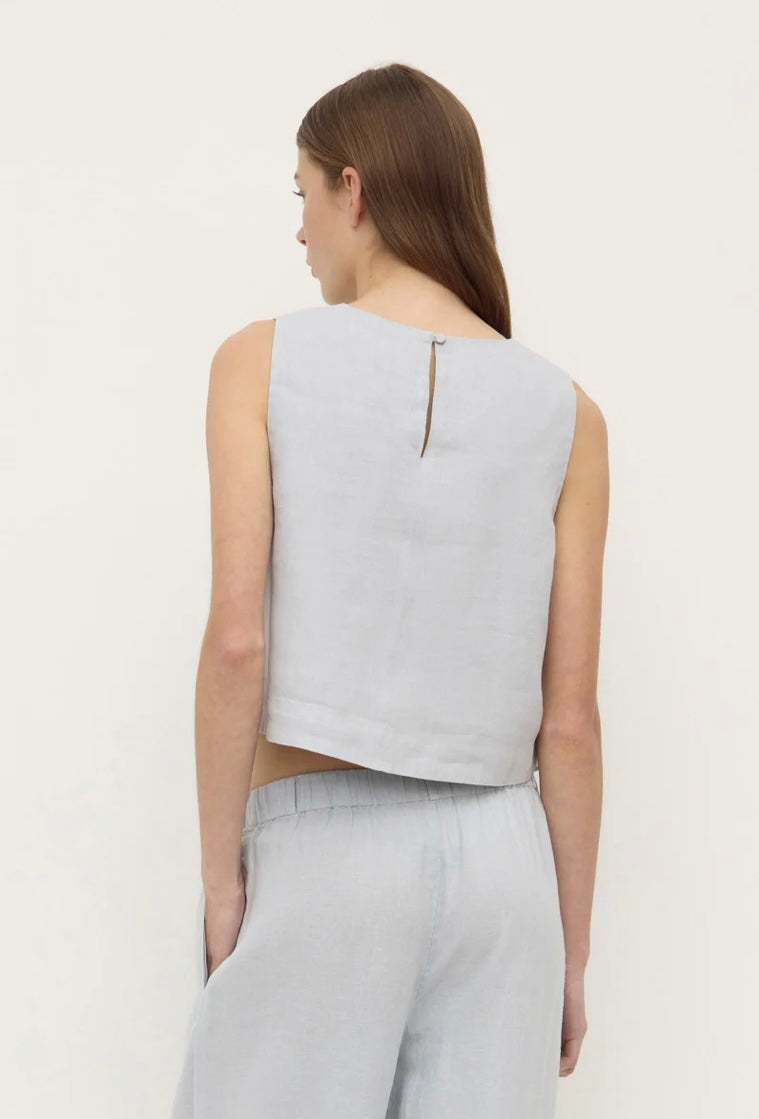 Assembly Label Estelle Linen Top