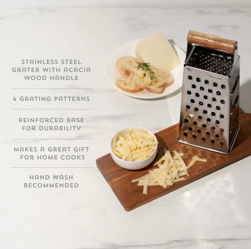 Cheese Grater with Acacia wood handle