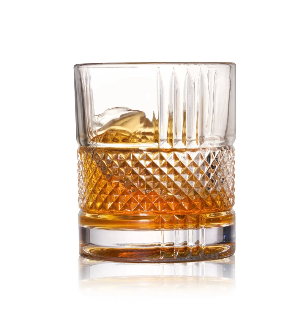 Viski Revolve Rocks Crystal Tumbler