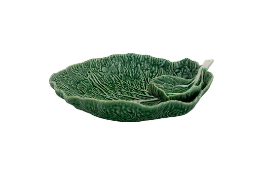 Bordallo Pinheiro - Cabbage Leaf with Large Bowl