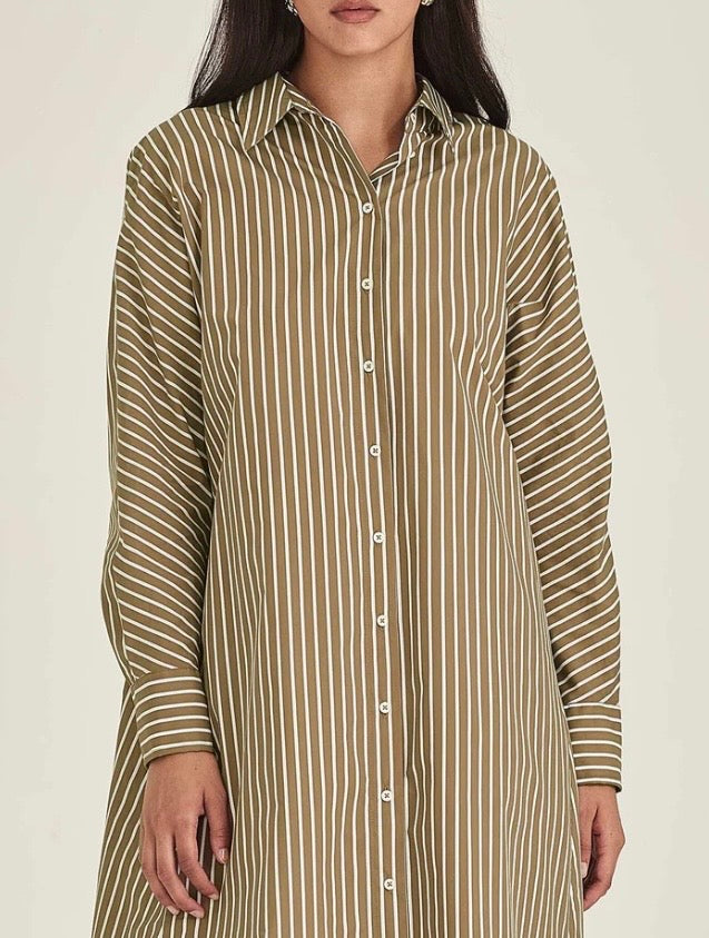 Sills Jules Stripe Shirt Dress