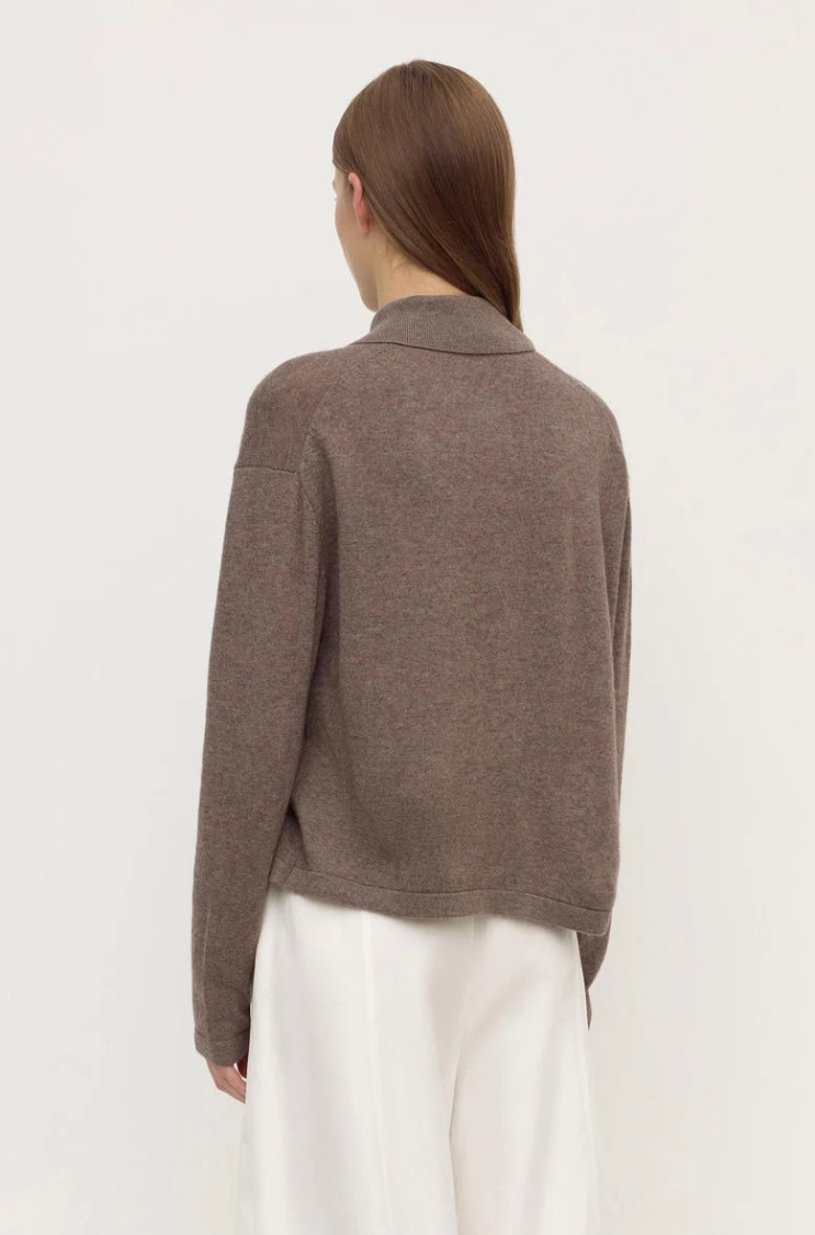 Assembly Label Wool Cashmere Knit Cardigan - Sable