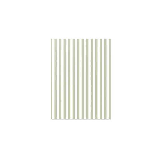 Emma Kate Co Petite Notebook Sage Stripe