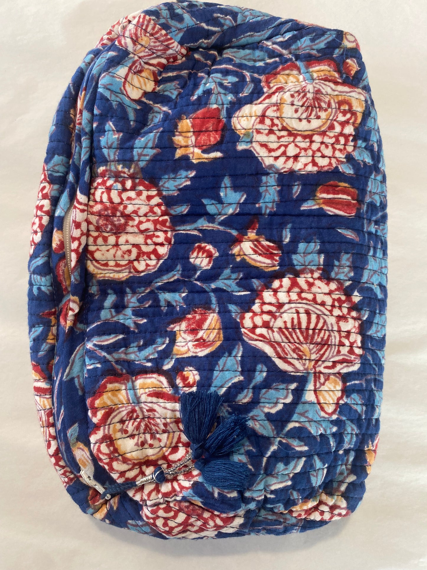 Handblock Print Bathroom Bag Set of 3