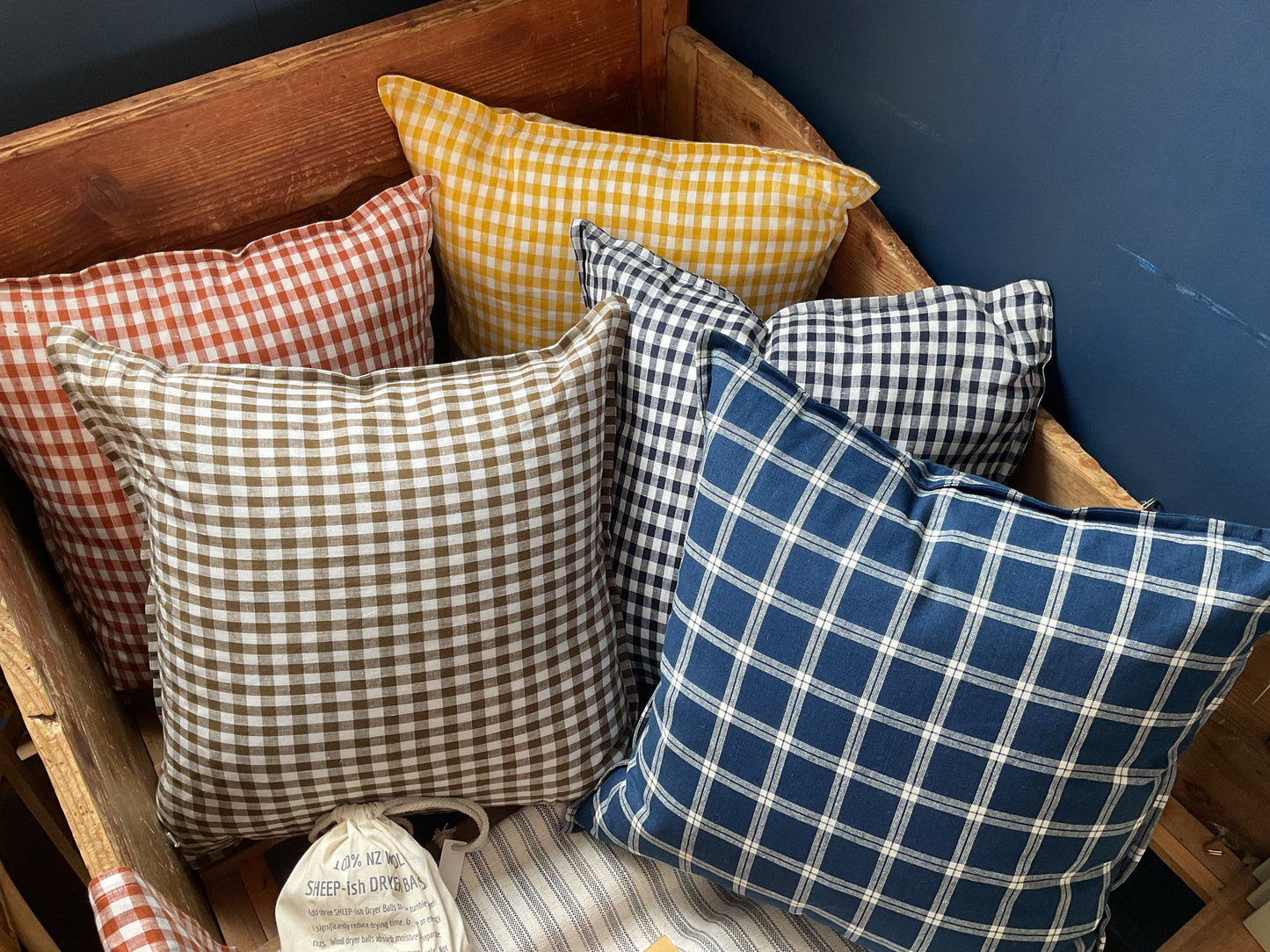 Gingham Cushion Cover only