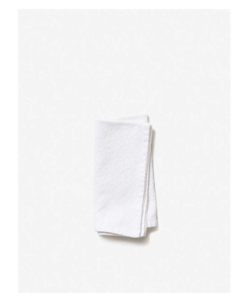 Citta white washed cotton napkin