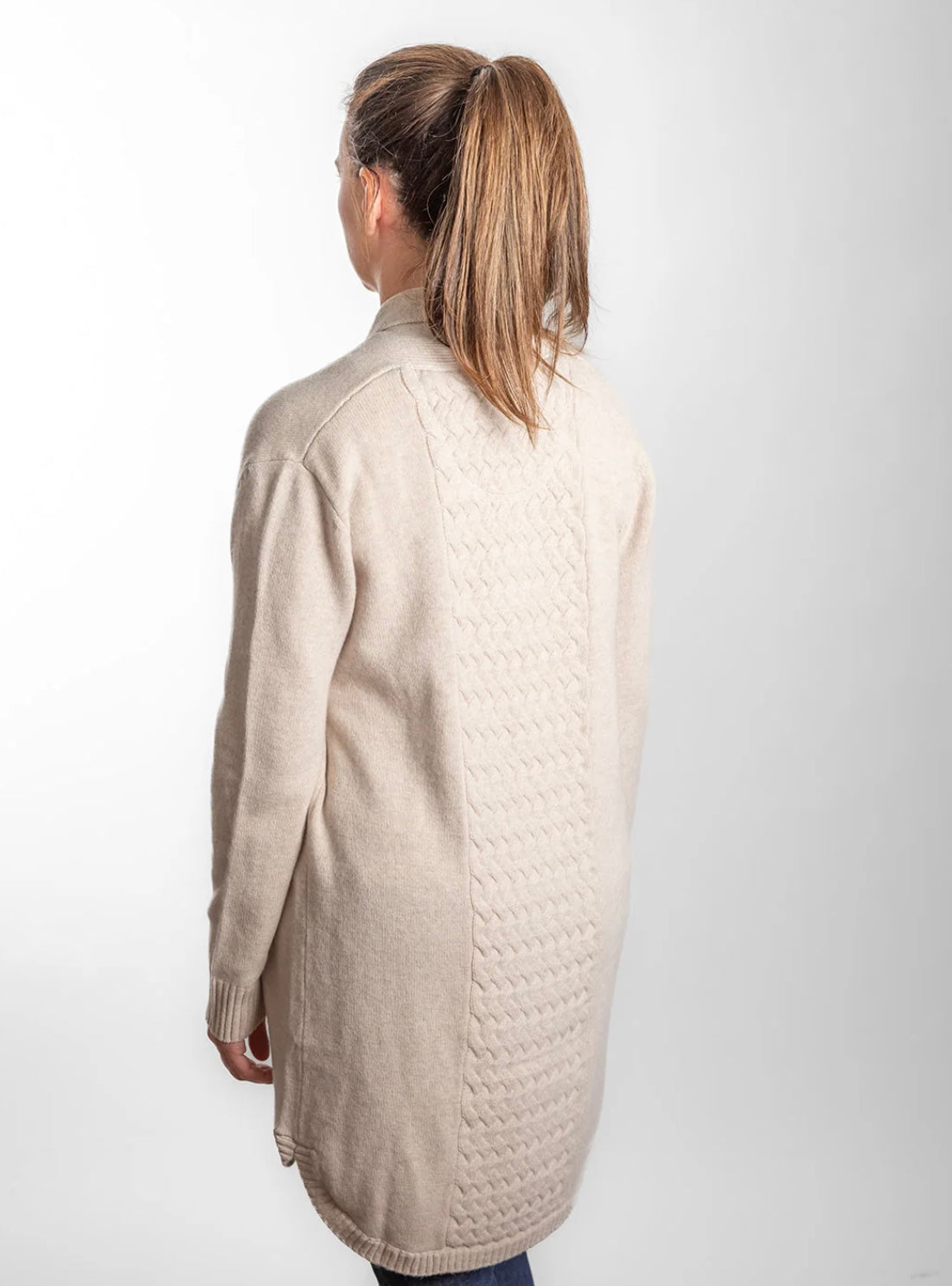 Bow & Arrow Brown Cable Cardigan