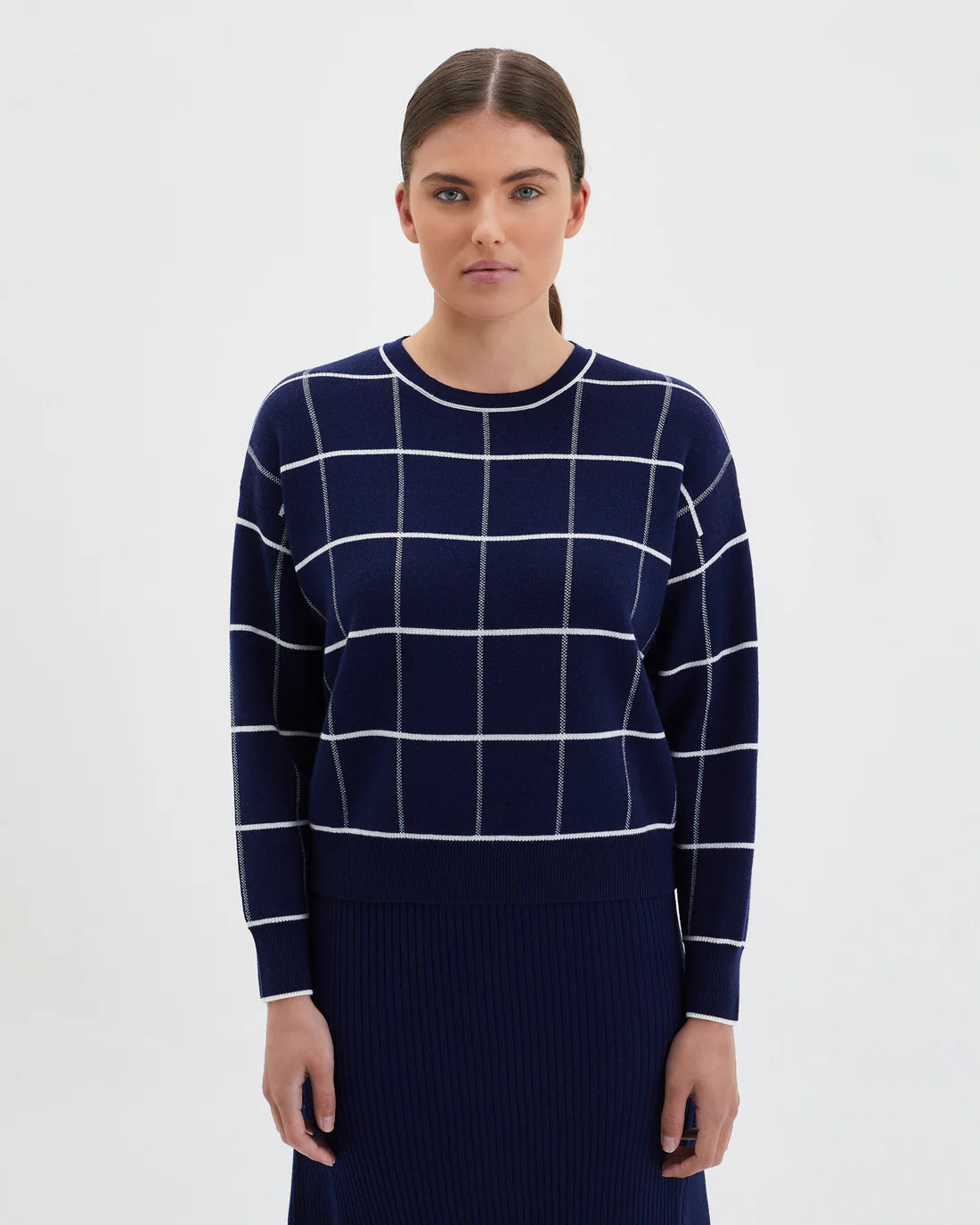 Iris & Wool Gargle Gingham Merino Knit