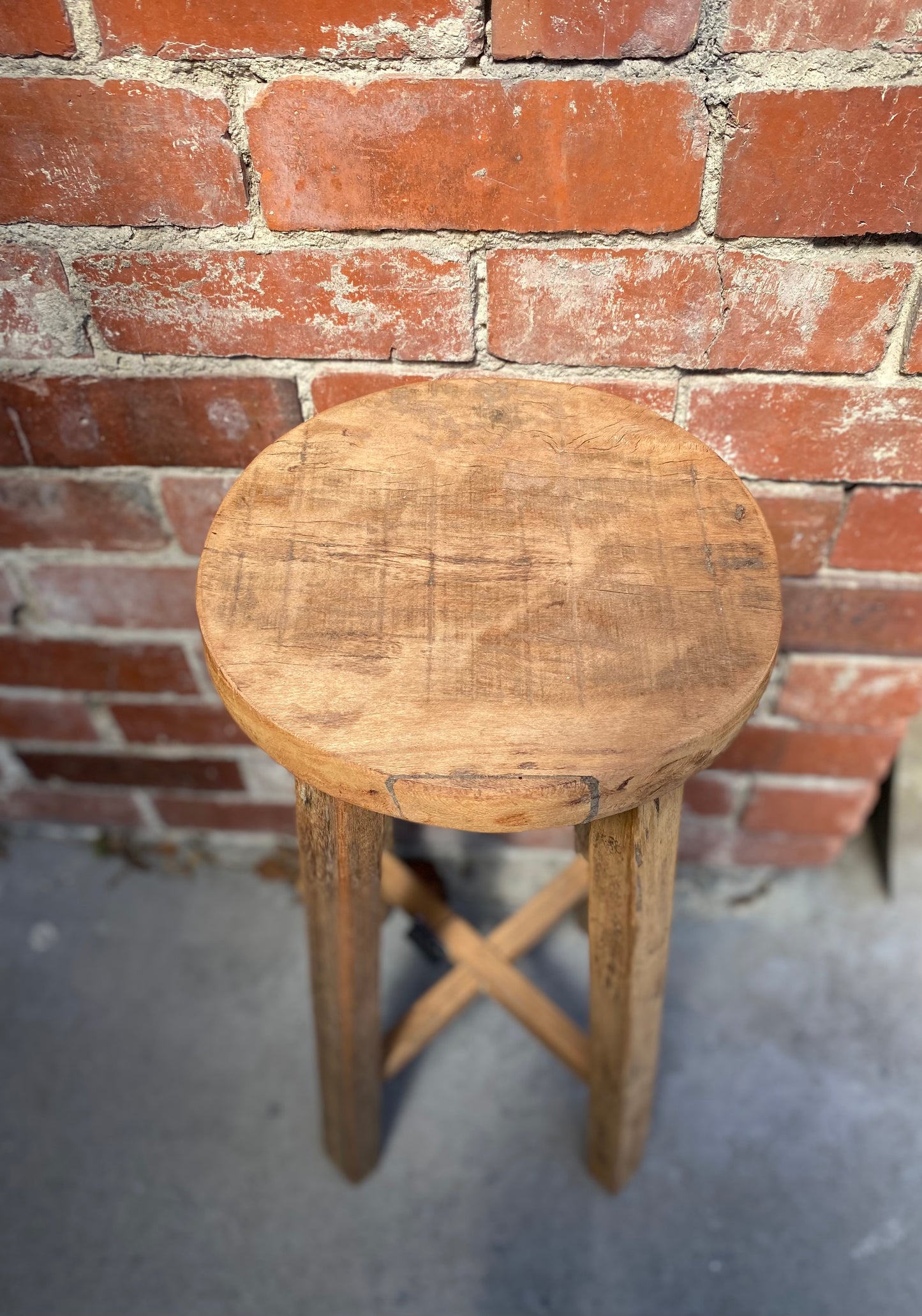 Bear & Fox Wooden Stool