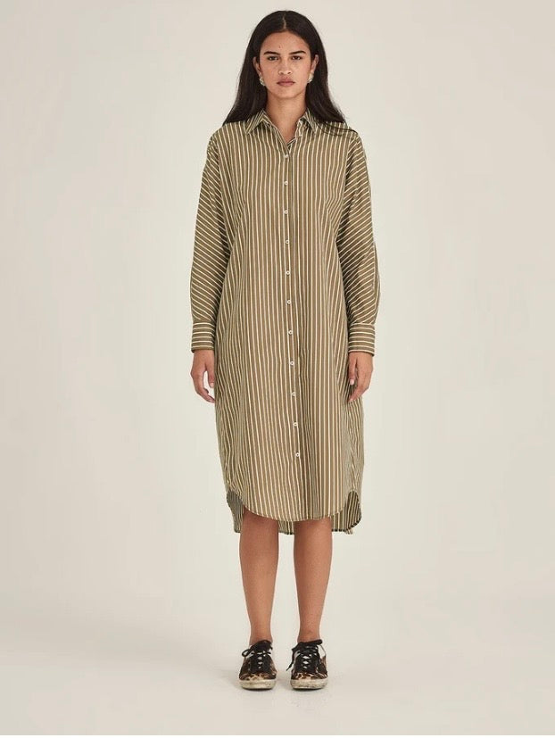 Sills Jules Stripe Shirt Dress