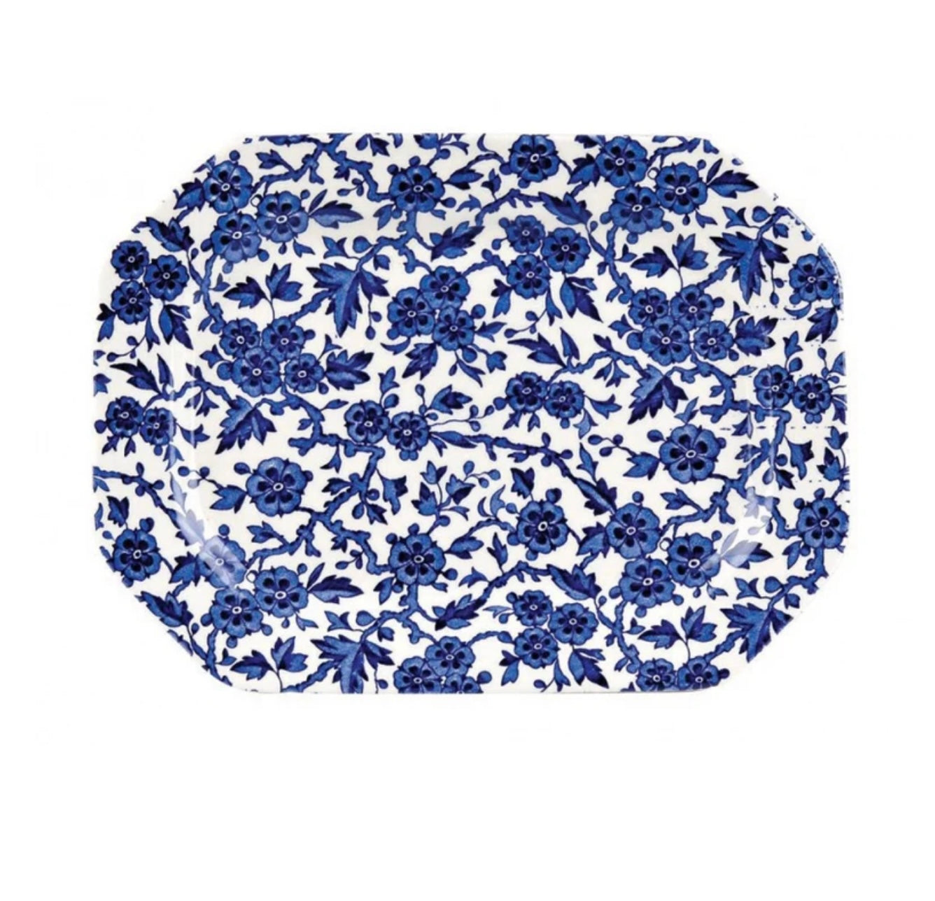 Burleigh Blue Arden Rectangle Platter 25cm