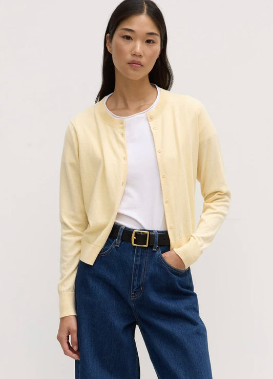 Assembly Label Semra Cotton Cashmere Cardigan Chamomile