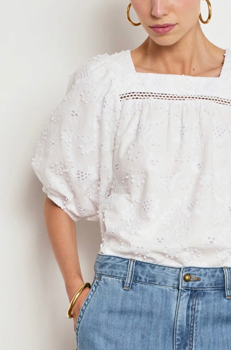 Zoe Kratzmann Grace Top - Porcelain