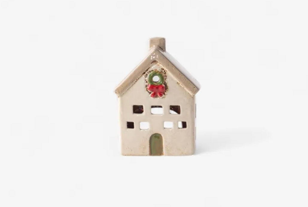 French Country Collections Alsace Tea Light Villa Christmas Stone