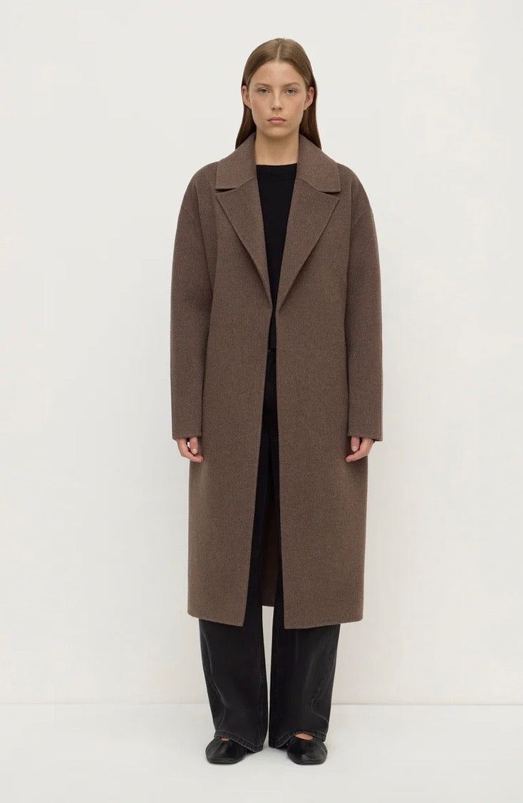 Assembly Label Ivy Wool Coat - Cocoa Marle