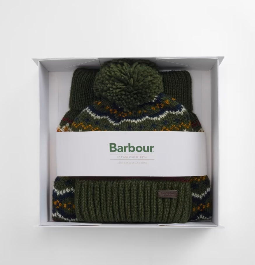 Barbour Fair Isle Dog Gift Set