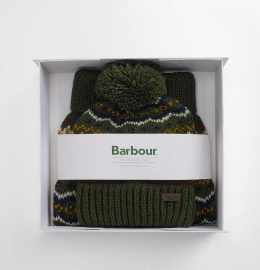 Barbour Fair Isle Dog Gift Set