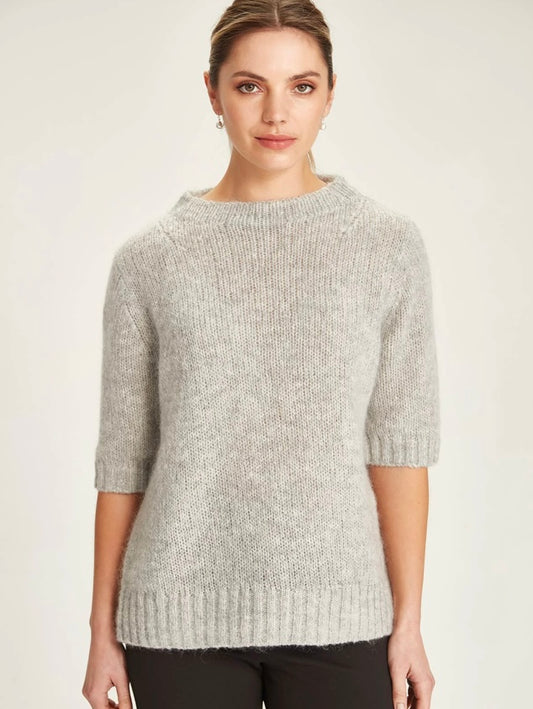 Sills Jasper Knit Tee Silver Birch